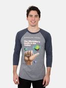 The Hitchhiker's Guide to the Galaxy (Indigo) Unisex 3/4 Sleeve Raglan Medium US - Other apparel