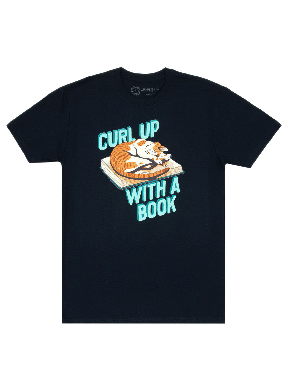 Curl Up with a Book Unisex T-Shirt Large