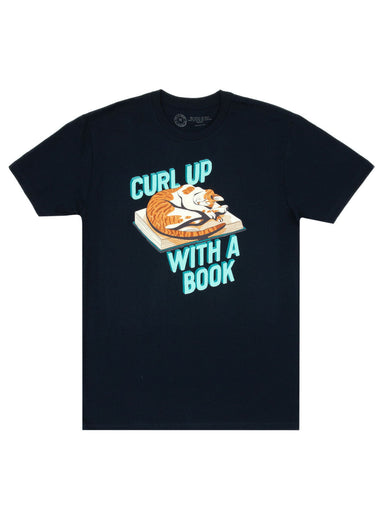 Curl Up with a Book Unisex T-Shirt Large