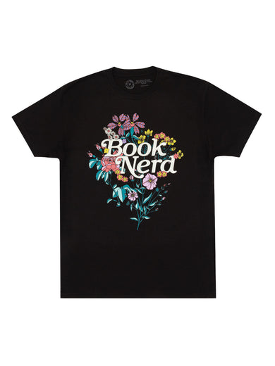 Book Nerd Floral Unisex T-Shirt XXX-Large