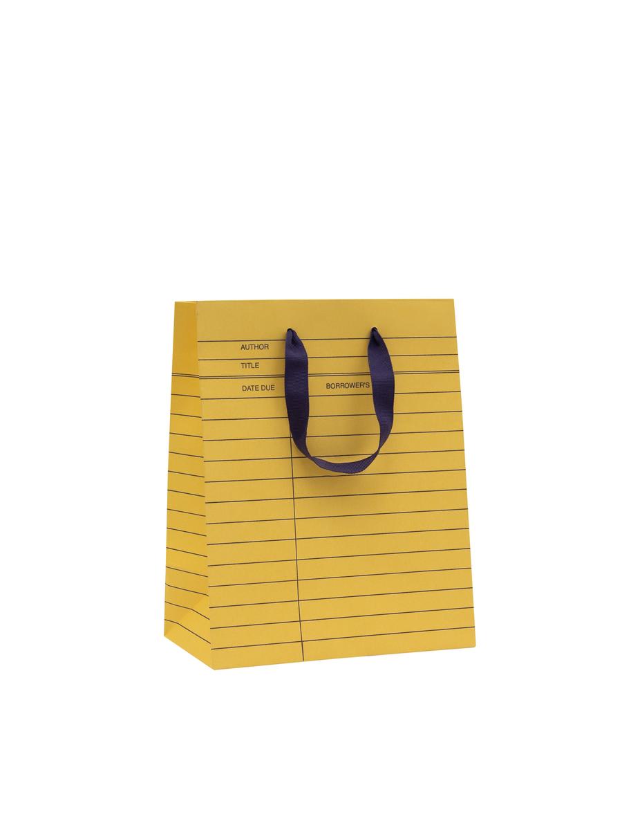 Library Card Gift Bag (Small)-Lifestyle and Leisure-買書書 BuyBookBook