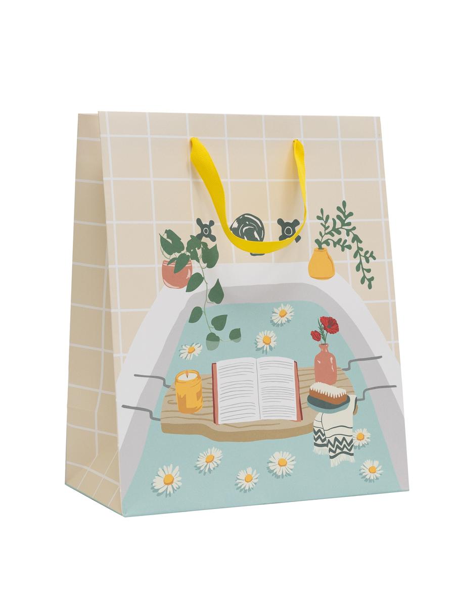 Relaxing Reads Gift Bag (Large)-Lifestyle and Leisure-買書書 BuyBookBook