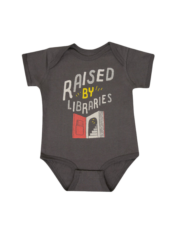 Raised by Libraries Baby Bodysuit - 6 Mo