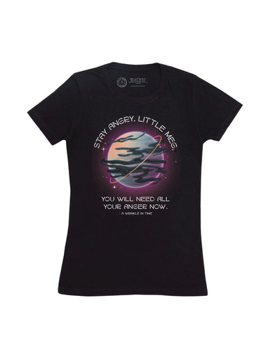 A Wrinkle in Time: Stay Angry, Little Meg Women's Crew T-Shirt Large-Stationery items-買書書 BuyBookBook