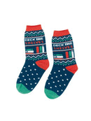 Deck the Shelves Cozy Socks - Small US - Other apparel