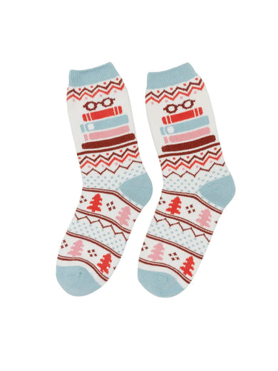 TBR Book Stack Cozy Socks - Large US - Other apparel
