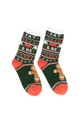 Eat, Read, & Be Merry Cozy Socks - Small-Lifestyle and Leisure-買書書 BuyBookBook