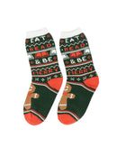 Eat, Read, & Be Merry Cozy Socks - Small US - Other apparel