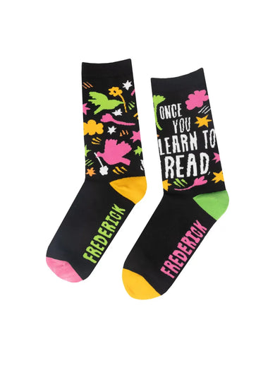 Frederick Douglass: Once You Learn to Read Socks - Large US - Other apparel