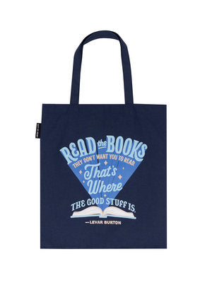 Levar Burton: Read the Books They Don't Want You to Read Tote Bag-Lifestyle and Leisure-買書書 BuyBookBook