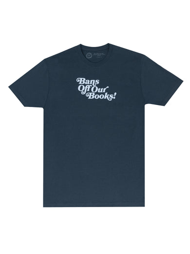 Bans Off Our Books (Blue) Unisex T-Shirt Small