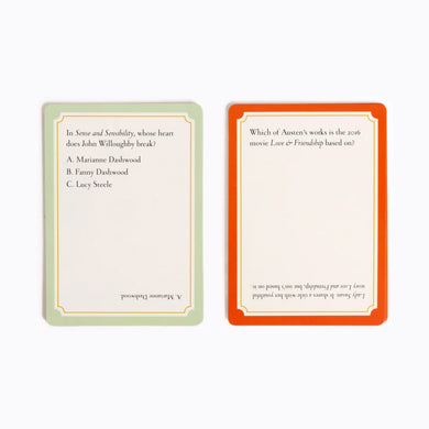 Jane Austen Trivia US - Game