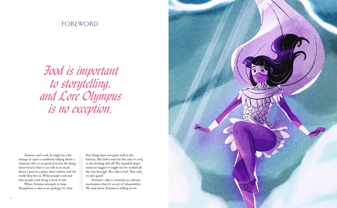The Official Lore Olympus Cookbook US - Hardback