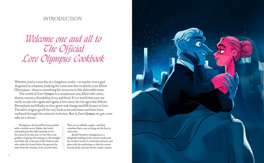 The Official Lore Olympus Cookbook US - Hardback