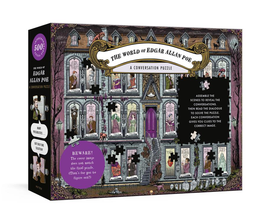 The World of Edgar Allan Poe: A Conversation Puzzle-Hobbies/ quizzes/ games-買書書 BuyBookBook