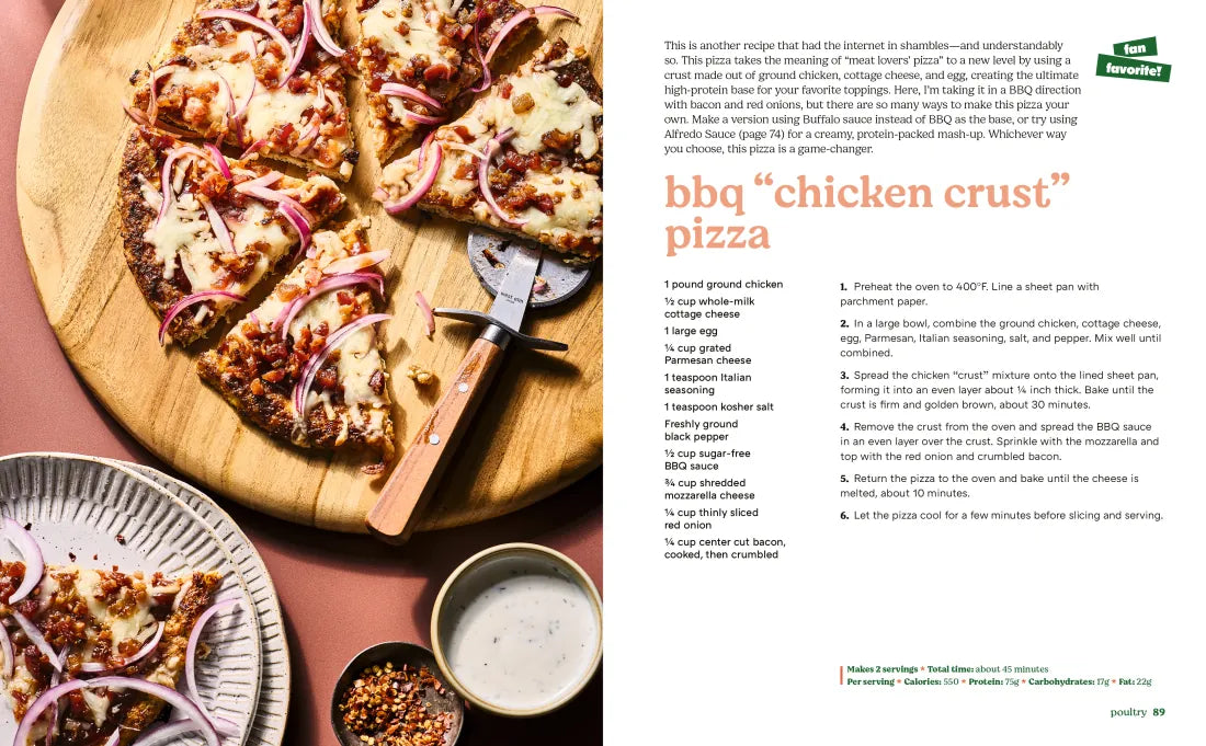 The Powered by Protein Cookbook: A Cookbook US - Hardback