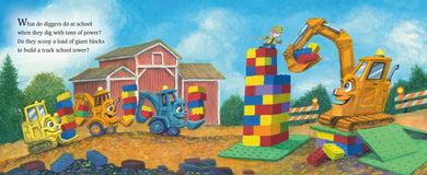 Diggers Love to Go to School! US - Board book