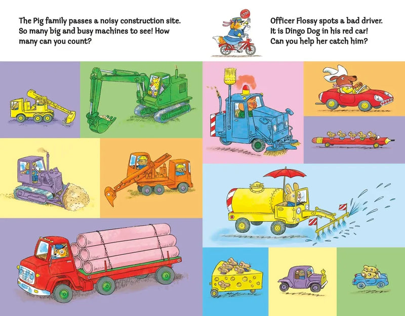 Richard Scarry's Cars and Trucks Fold-and-Find! US - Hardback