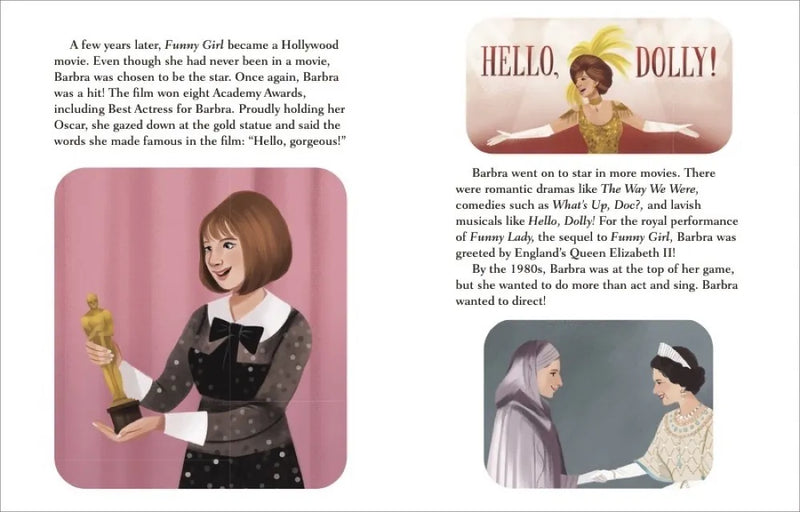 Barbra Streisand: A Little Golden Book Biography US - Hardback