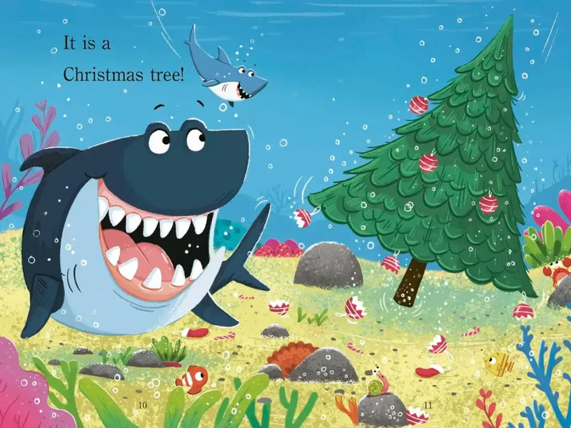Big Shark, Little Shark and the Christmas Tree US - Paperback / softback