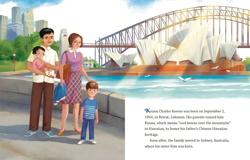 Keanu Reeves: A Little Golden Book Biography US - Hardback