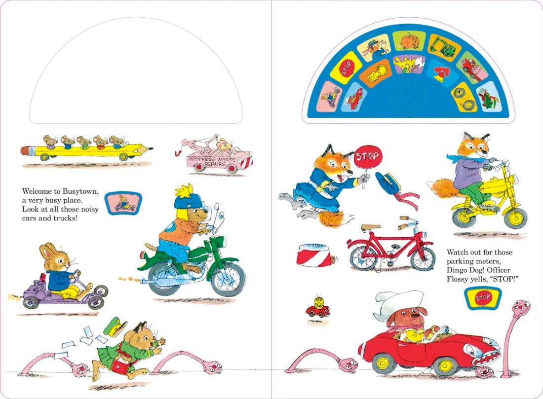 Richard Scarry's Cars and Trucks Sound Book US - Board book