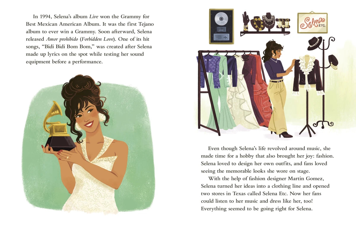 Selena: A Little Golden Book Biography US - Hardback