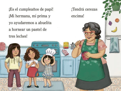 Horneando con mi abuelita (Baking with Mi Abuelita Spanish Edition) interior 2 (ISBN 9780593812389)