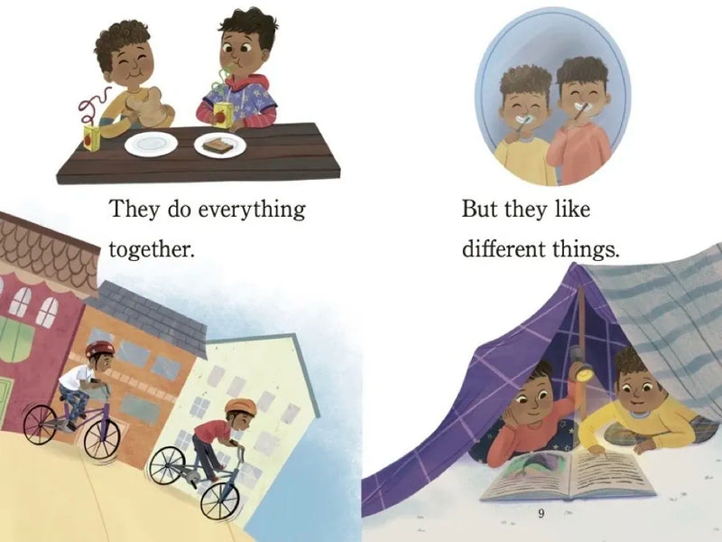 Twins, but Different US - Paperback / softback