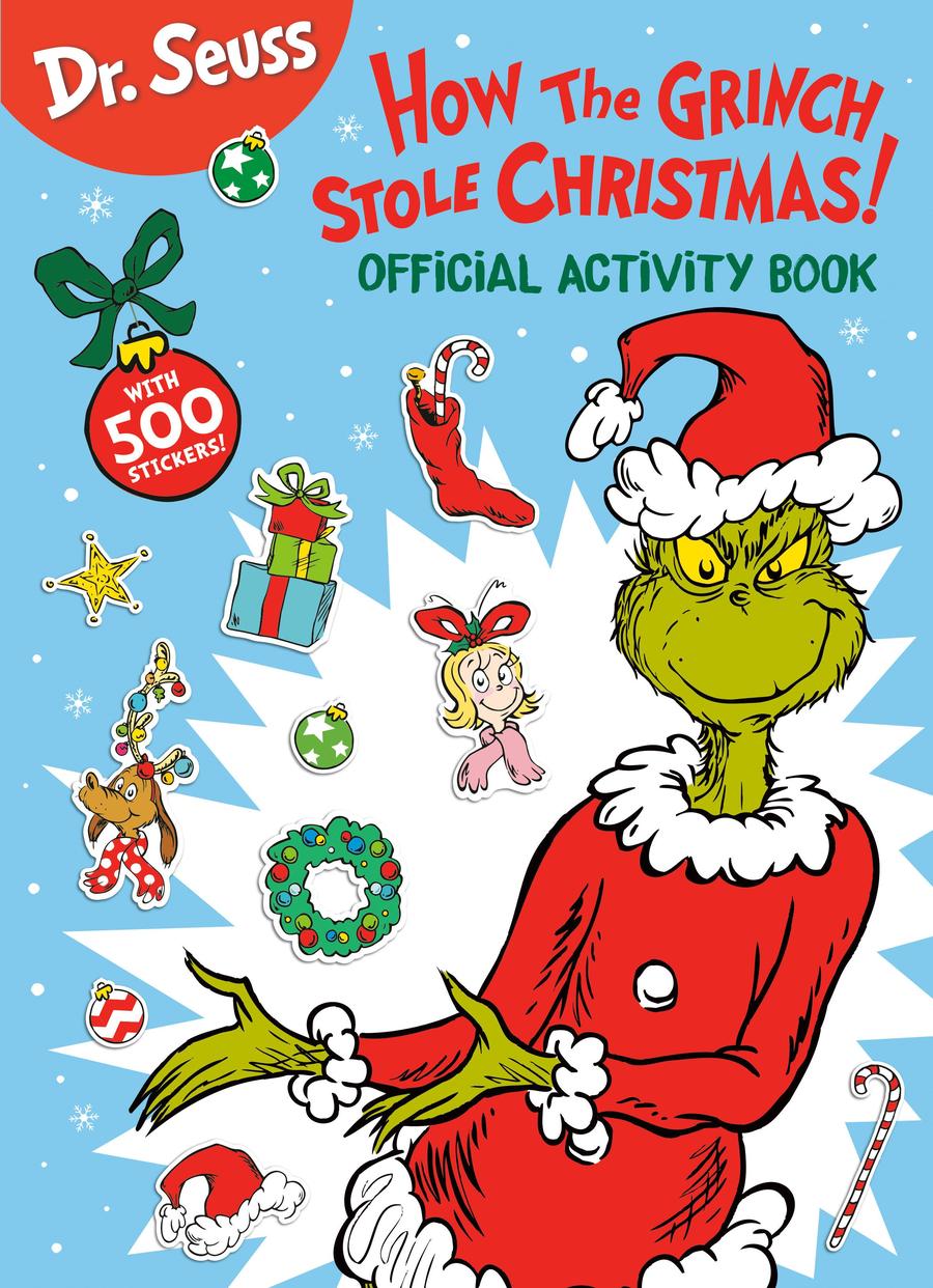 Dr. Seuss: How the Grinch Stole Christmas! Official Activity Book with 500 Stickers-Children’s interactive and activity books and kits-買書書 BuyBookBook
