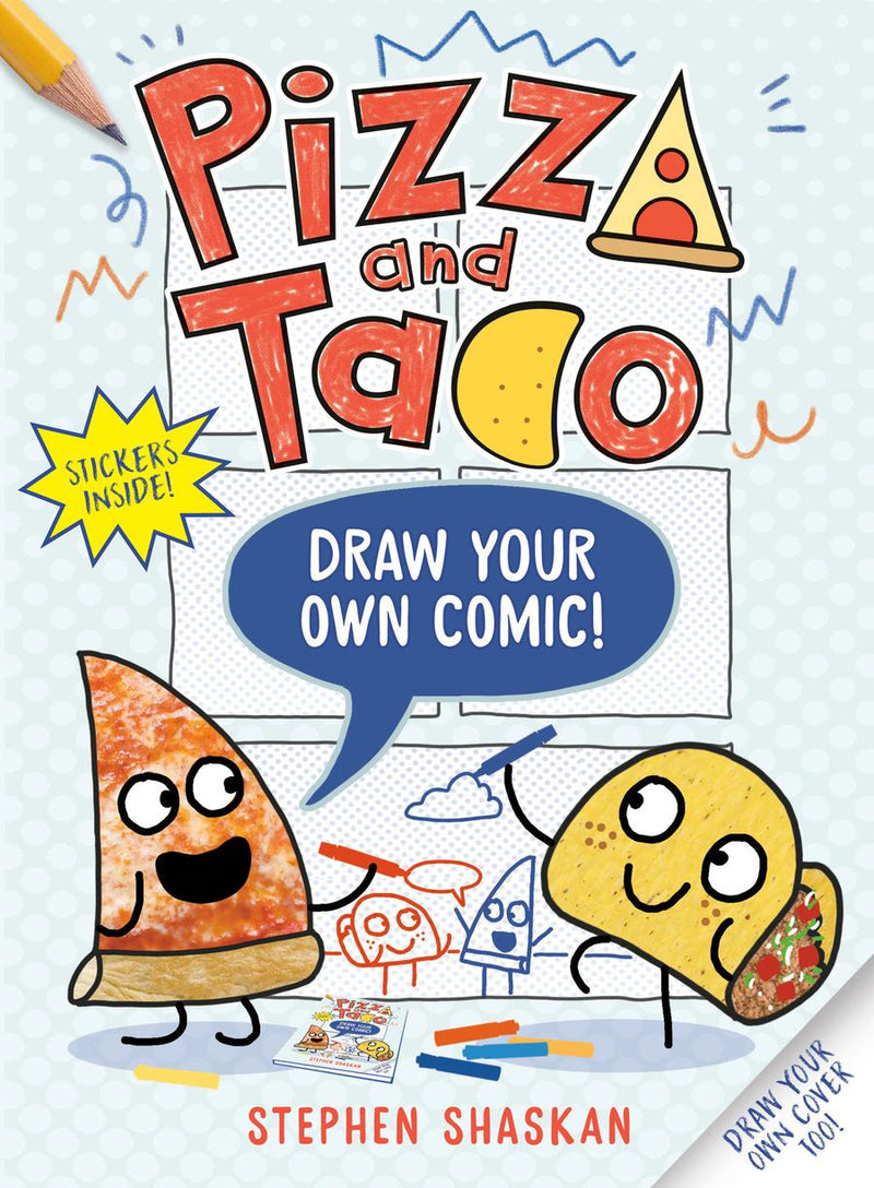 Pizza and Taco: Draw Your Own Comic!-Children’s interactive and activity books and kits-買書書 BuyBookBook
