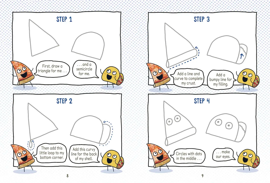 Pizza and Taco: Draw Your Own Comic! US - Paperback / softback