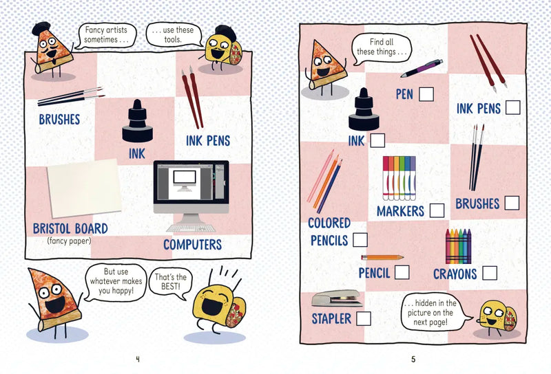 Pizza and Taco: Draw Your Own Comic! US - Paperback / softback