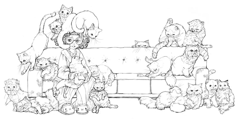 Pop Manga Catitude Coloring Book US - Paperback / softback