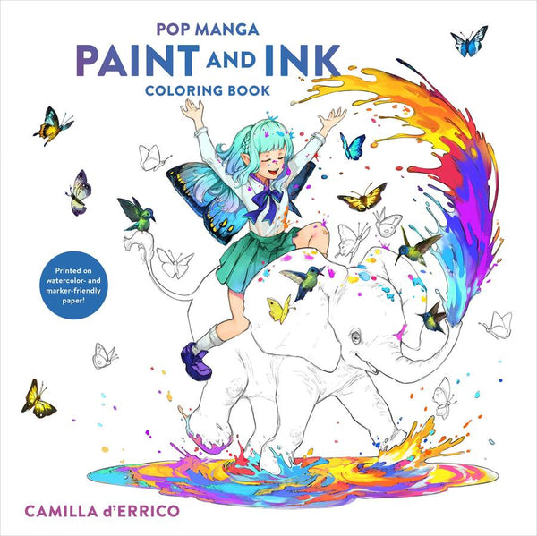 Pop Manga Paint and Ink Coloring Book-Lifestyle and Leisure-買書書 BuyBookBook