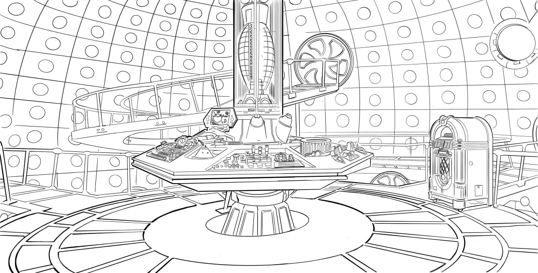 The Official Doctor Who Coloring Book US - Paperback / softback