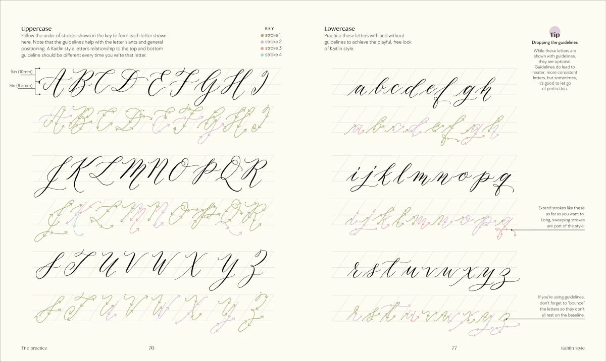 The Calligraphy Book US - Hardback