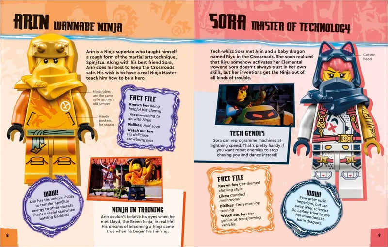 LEGO Ninjago Dragons Rising Character Guide (Library Edition) US - Hardback