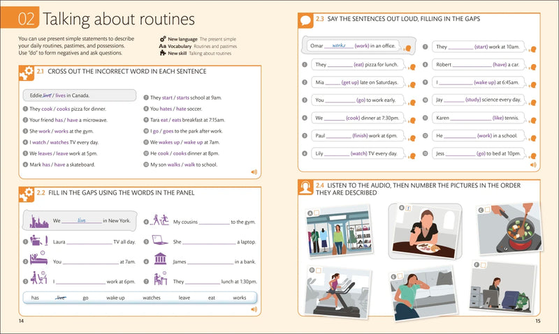 English for Everyone Practice Book Level 2 Beginner US - Paperback / softback