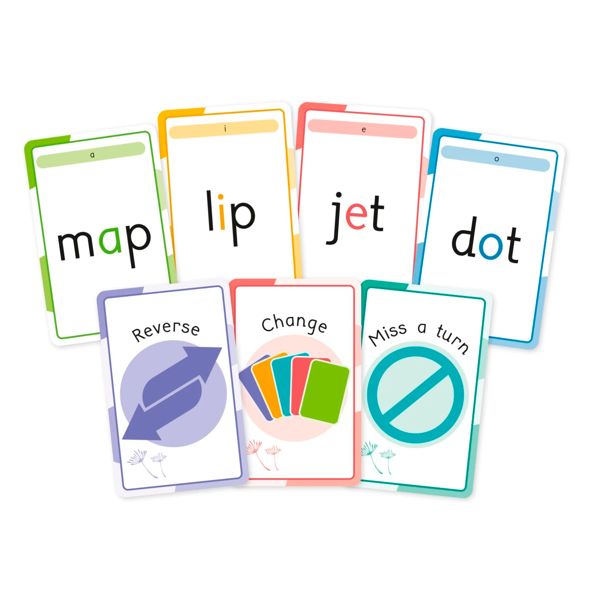 Phonic Books Dandelion Card Games US - Cards
