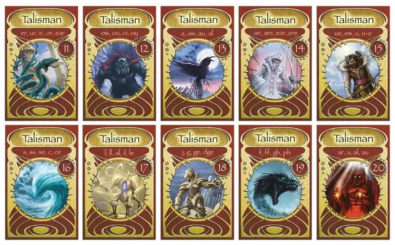 Phonic Books Talisman Card Games, Boxes 11-20 US - Cards