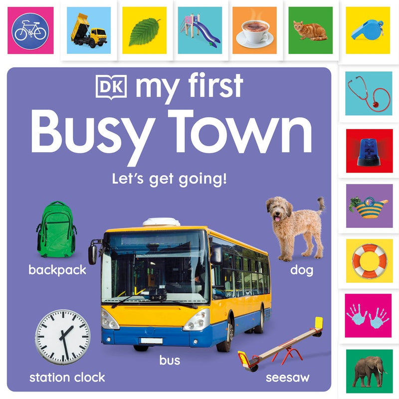 My First Busy Town: Let's Get Going!-Children’s Educational: Language/ literature/ literacy-買書書 BuyBookBook