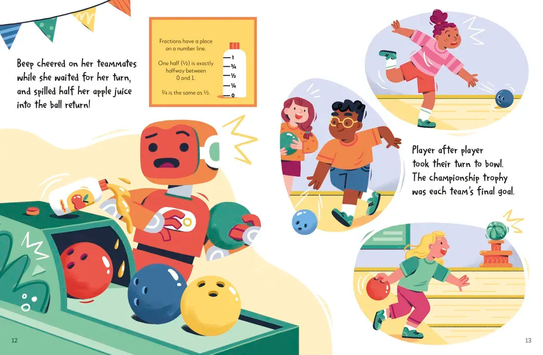 The Math Adventurers Go Bowling US - Hardback