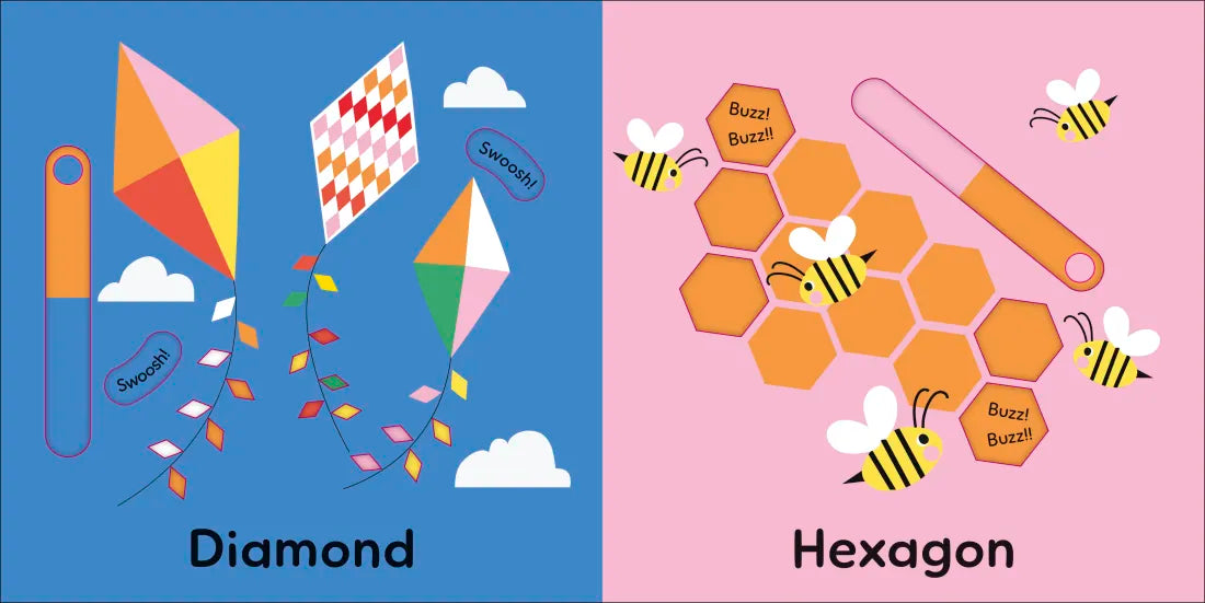Slide and Seek Shapes US - Board book