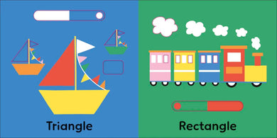 Slide and Seek Shapes US - Board book