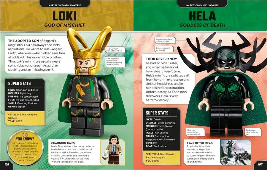 LEGO Marvel Character Encyclopedia US - Multiple-component retail product