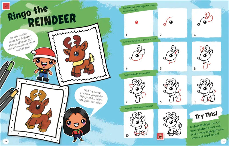 Draw with Art for Kids Hub Christmas US - Paperback / softback