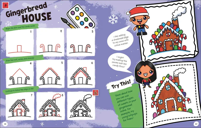 Draw with Art for Kids Hub Christmas US - Paperback / softback