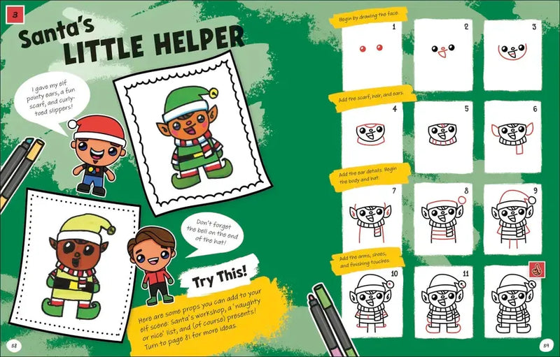 Draw with Art for Kids Hub Christmas US - Paperback / softback