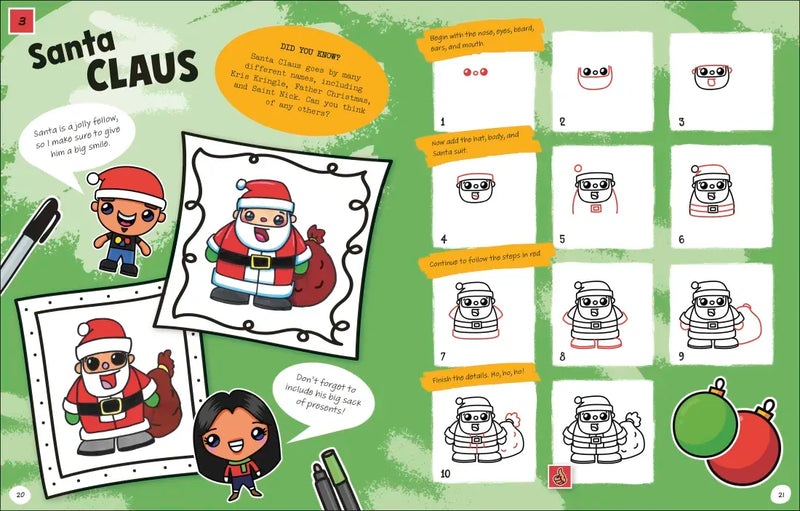 Draw with Art for Kids Hub Christmas US - Paperback / softback